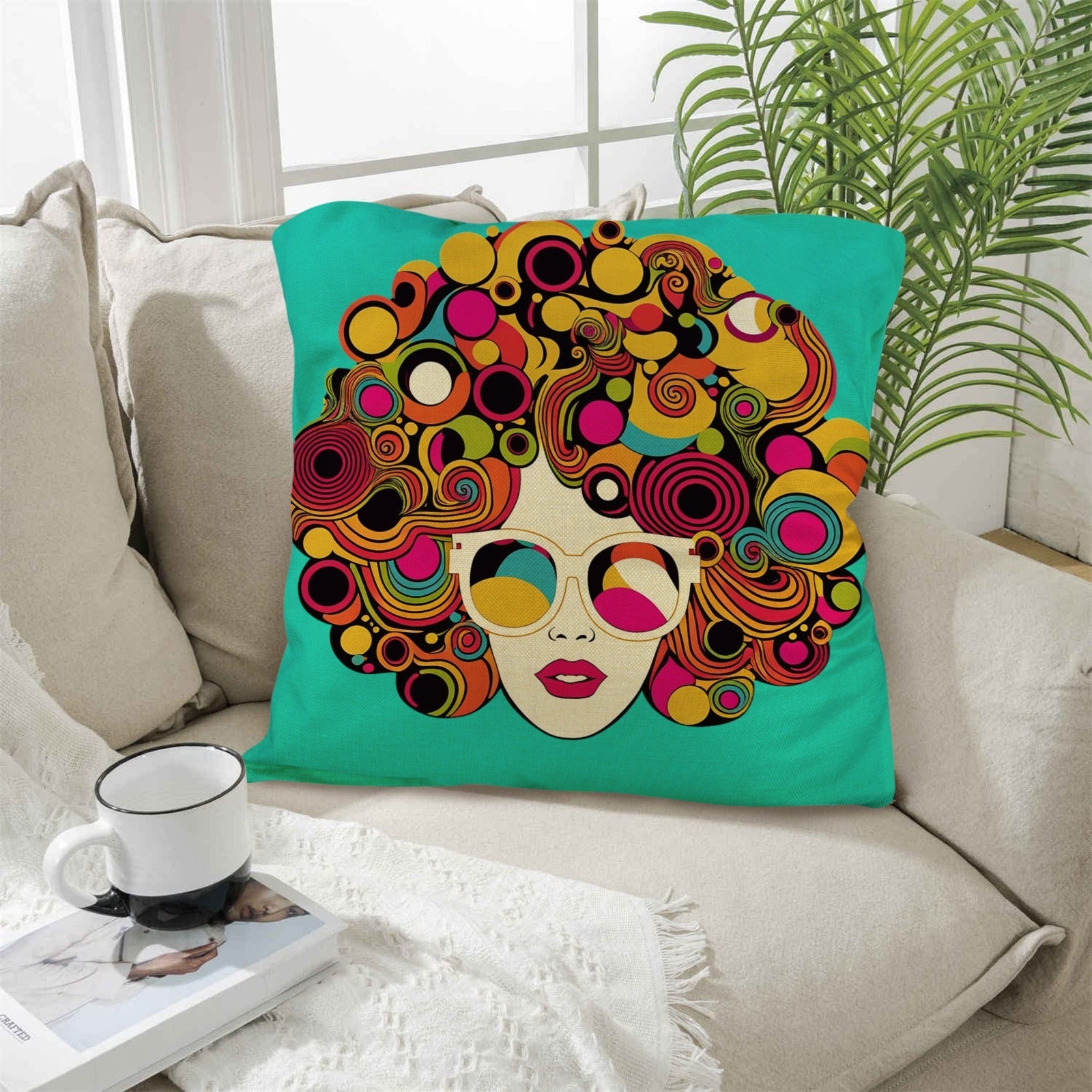 Disco Girl Pillow Case Made In America