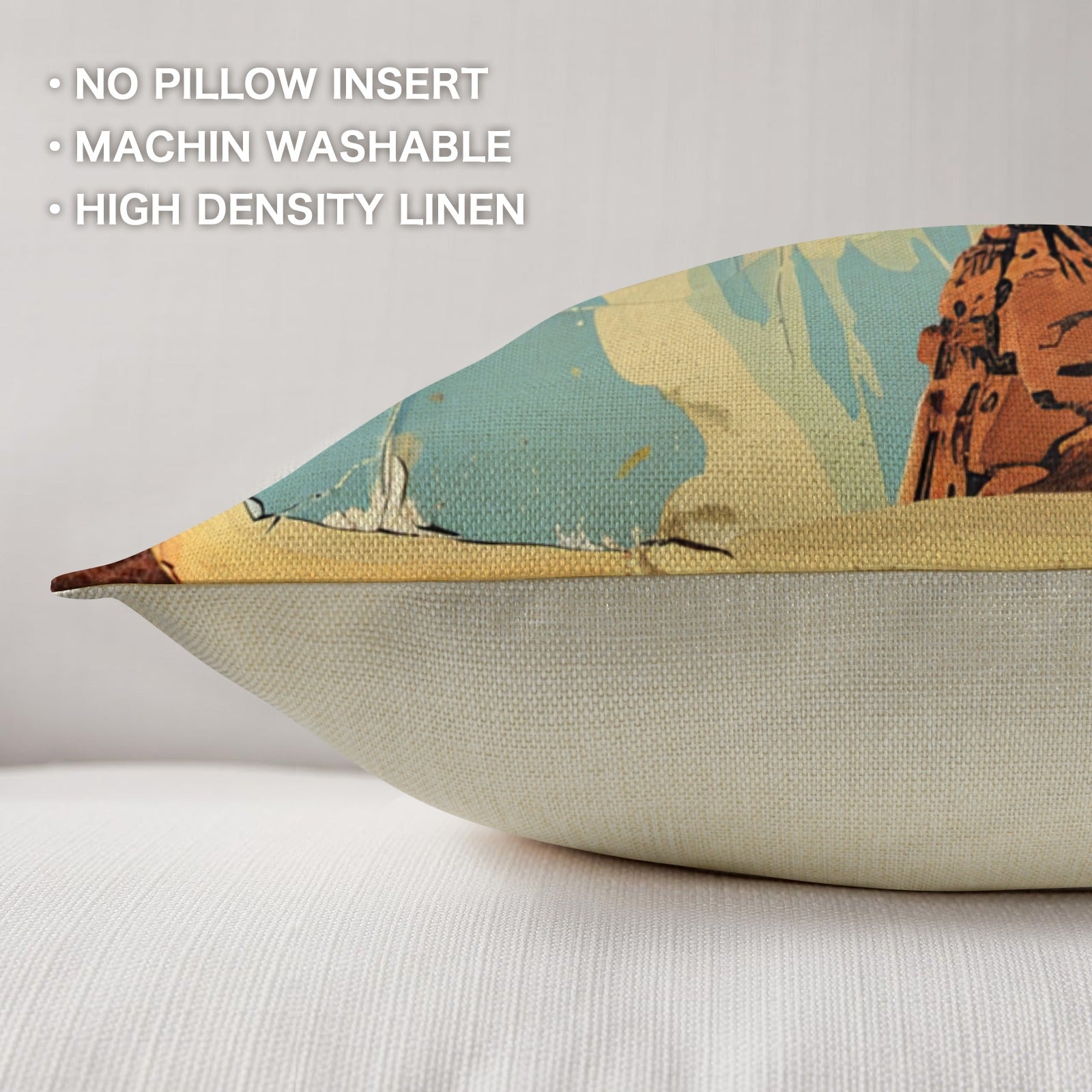 Vintage Cowboy Pillow Case Made in America