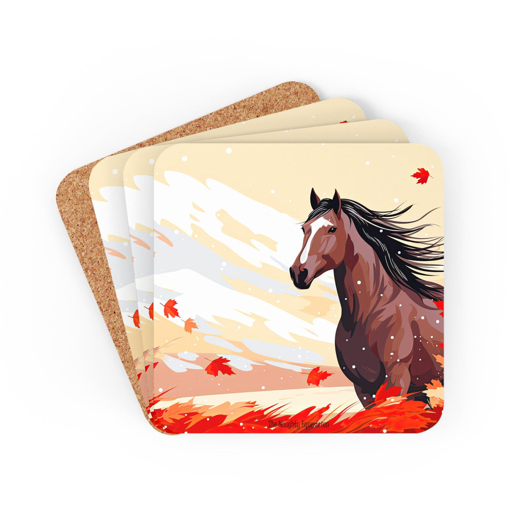 Fall Mountain Mare Coaster Set