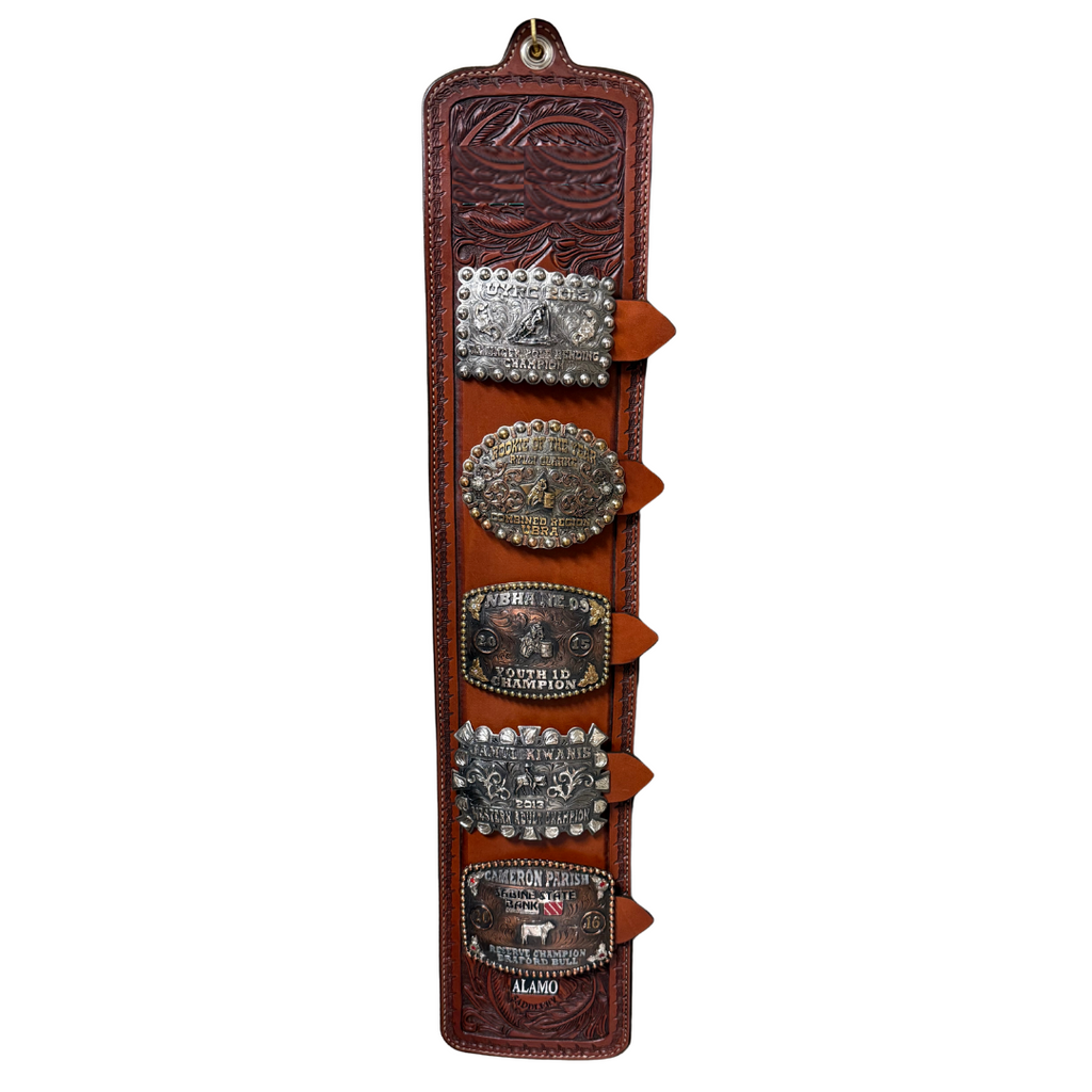 Buckle Holder with Cowboy Feather tool