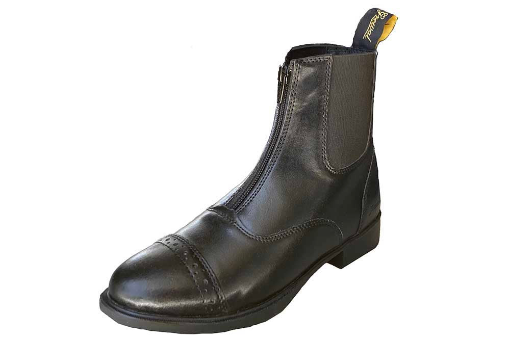 Zip-Up Synthetic Leather Women's Paddock Boots