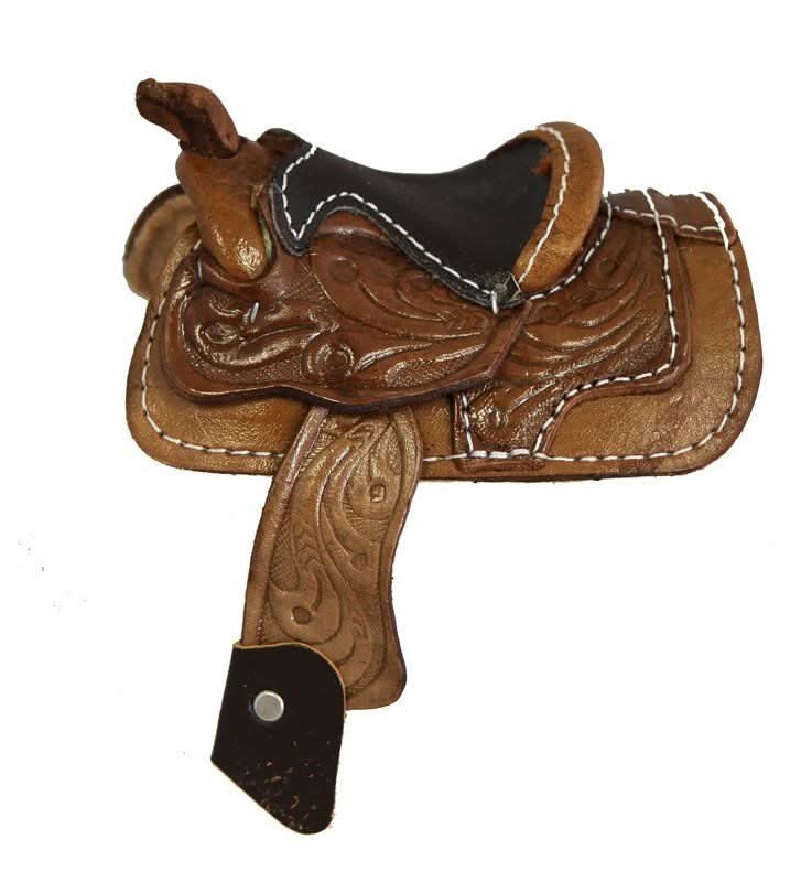 AJ Tack 2 Inch Seat Decorative Western Saddle