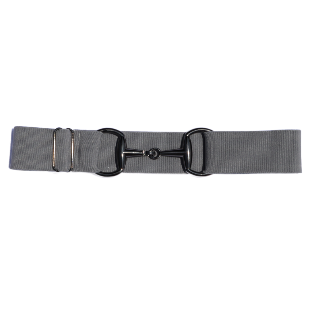 Snaffle Comfort Fit Belt - Gray