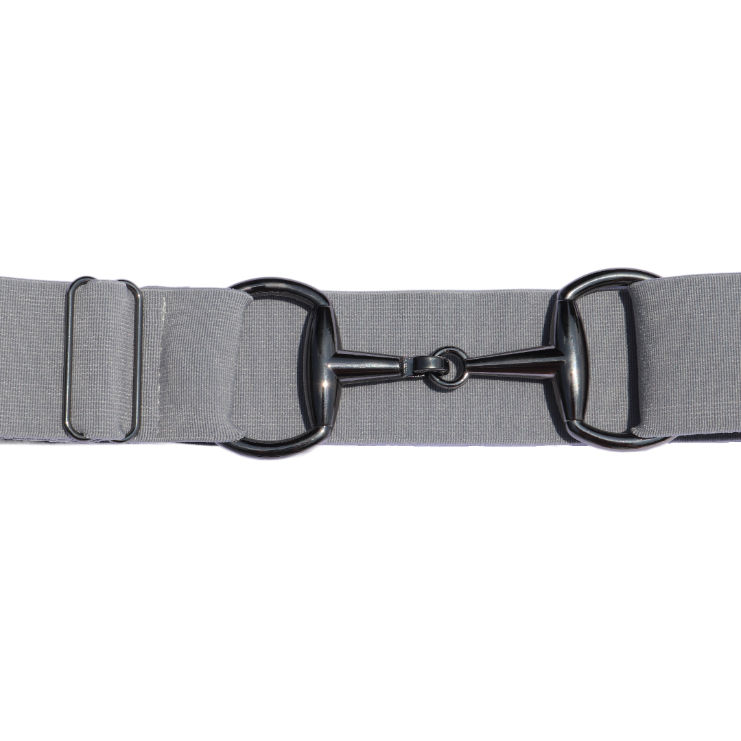 Snaffle Comfort Fit Belt - Gray