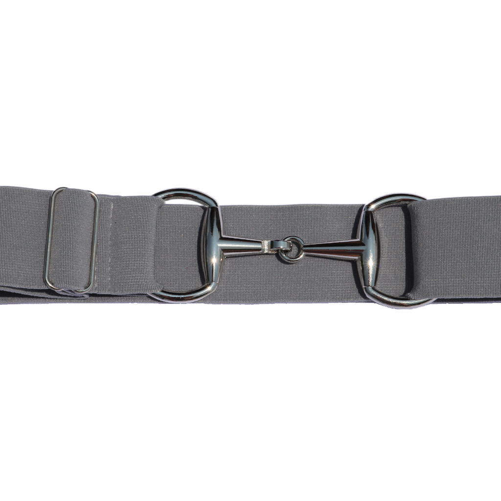 Snaffle Comfort Fit Belt - Gray