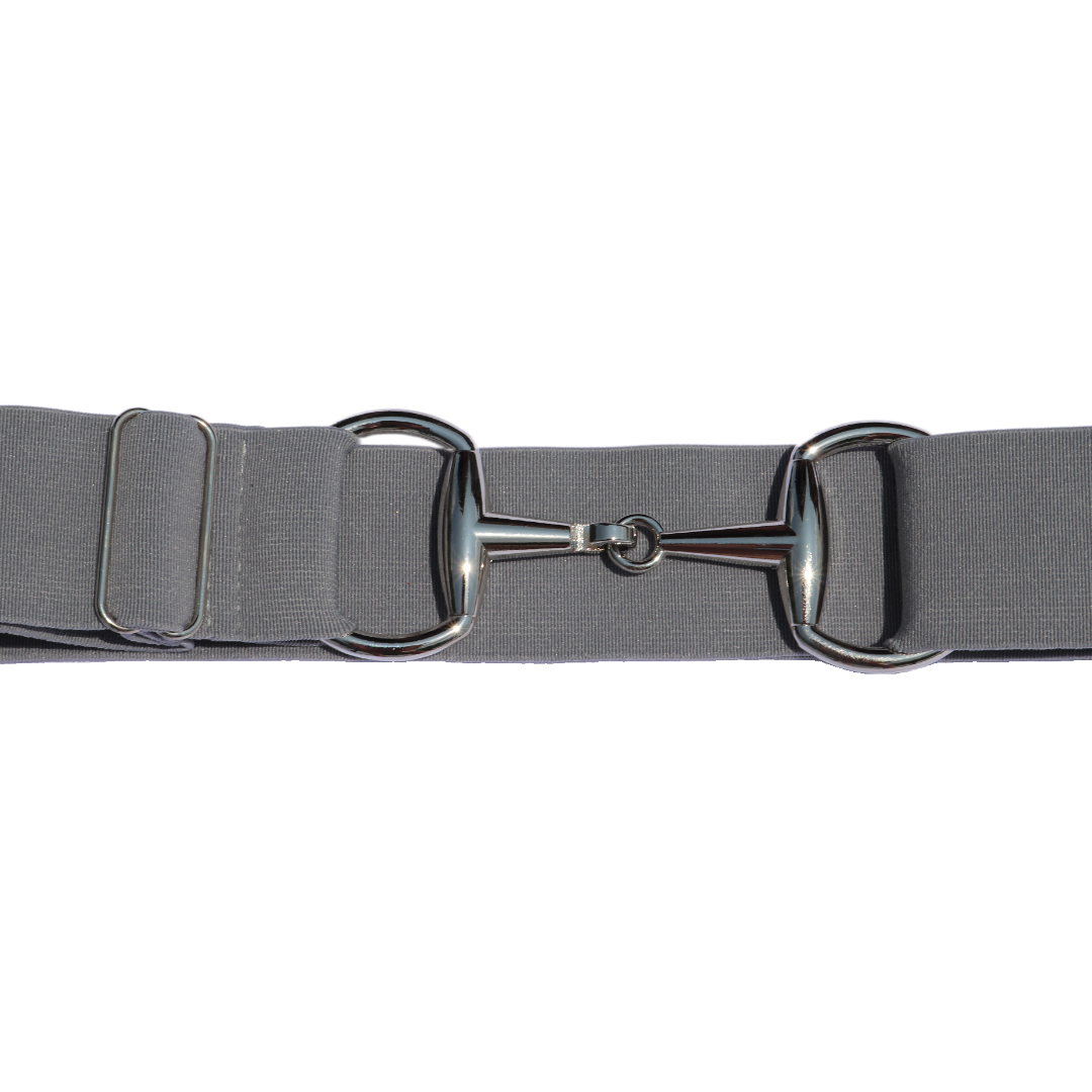 Snaffle Comfort Fit Belt - Gray