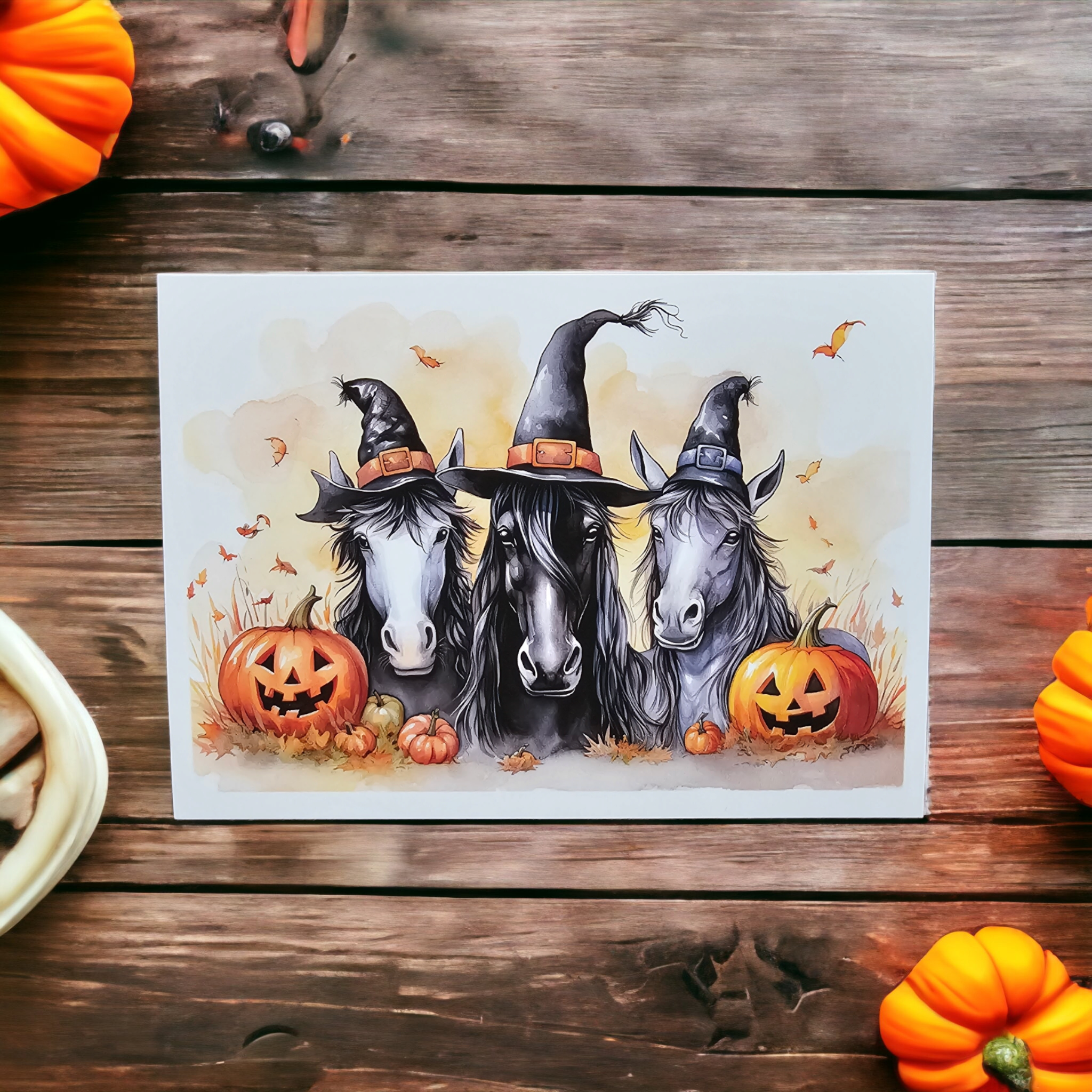 Horsey Pocus Halloween Greeting Card