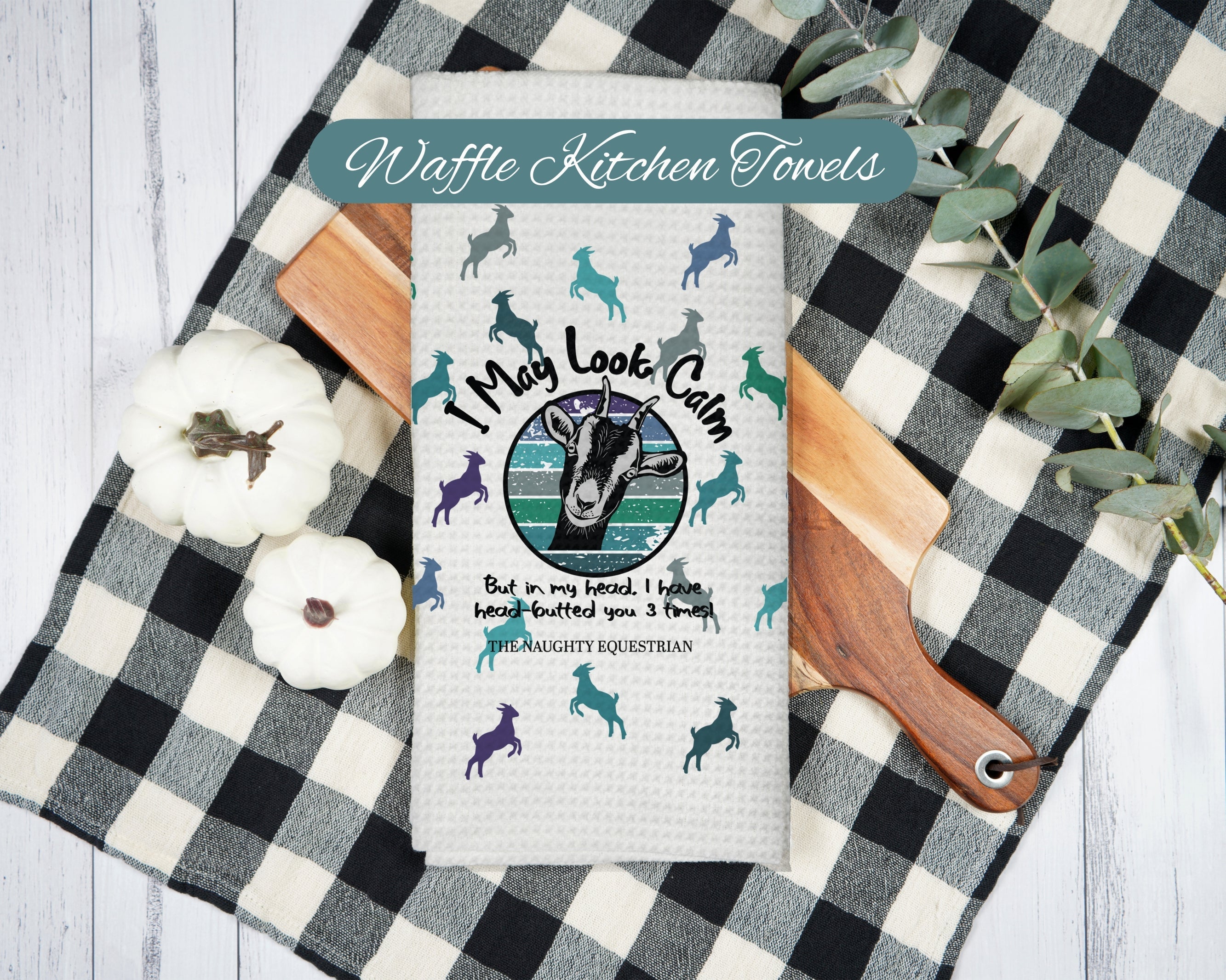 Goat Lovers Kitchen Towel