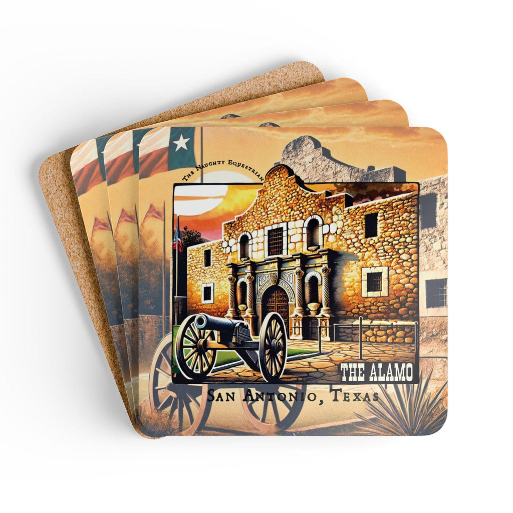 The Alamo San Antonio Texas Bar Coaster, Bold Vibes from The Lone Star State