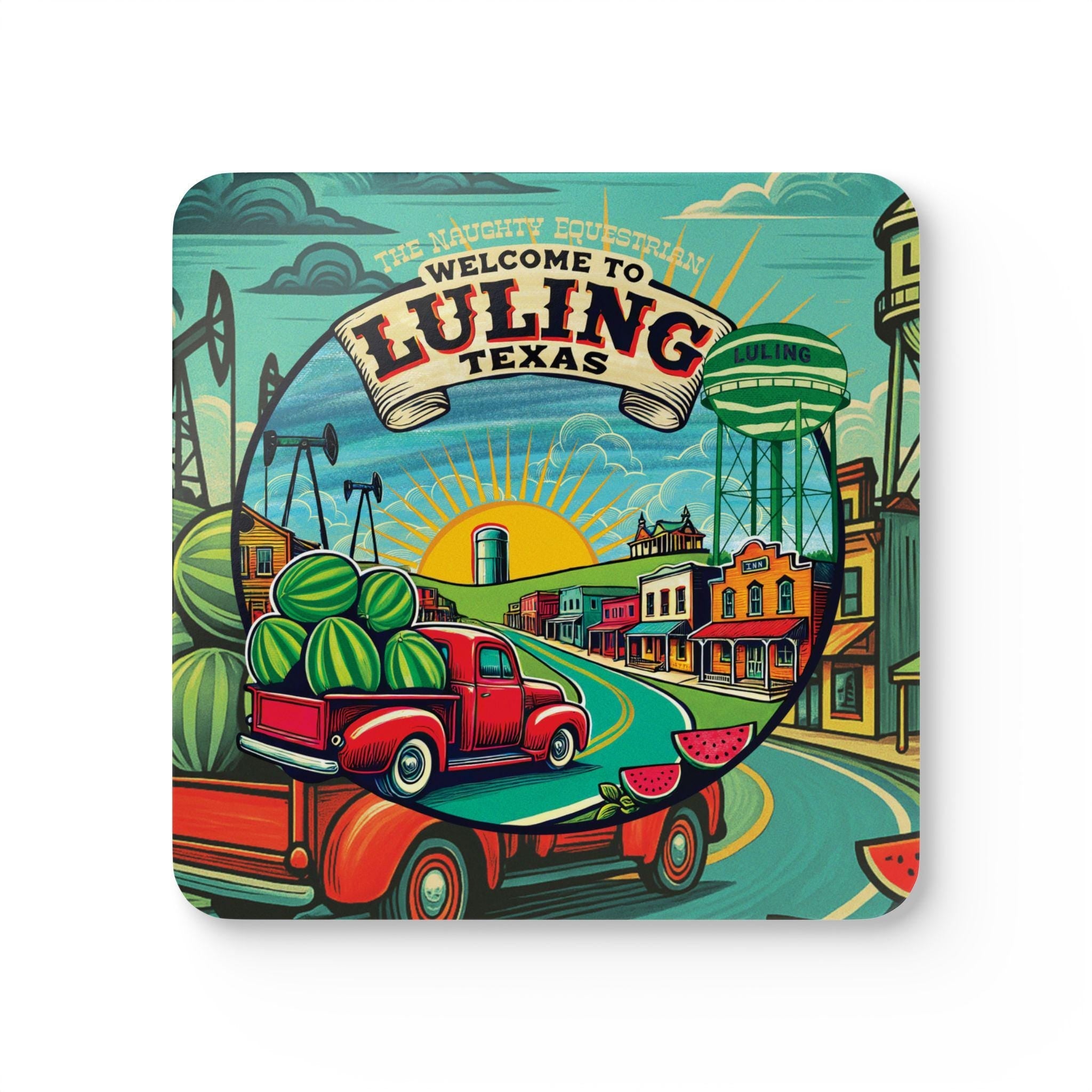 Welcome to Luling Texas Bar Coaster