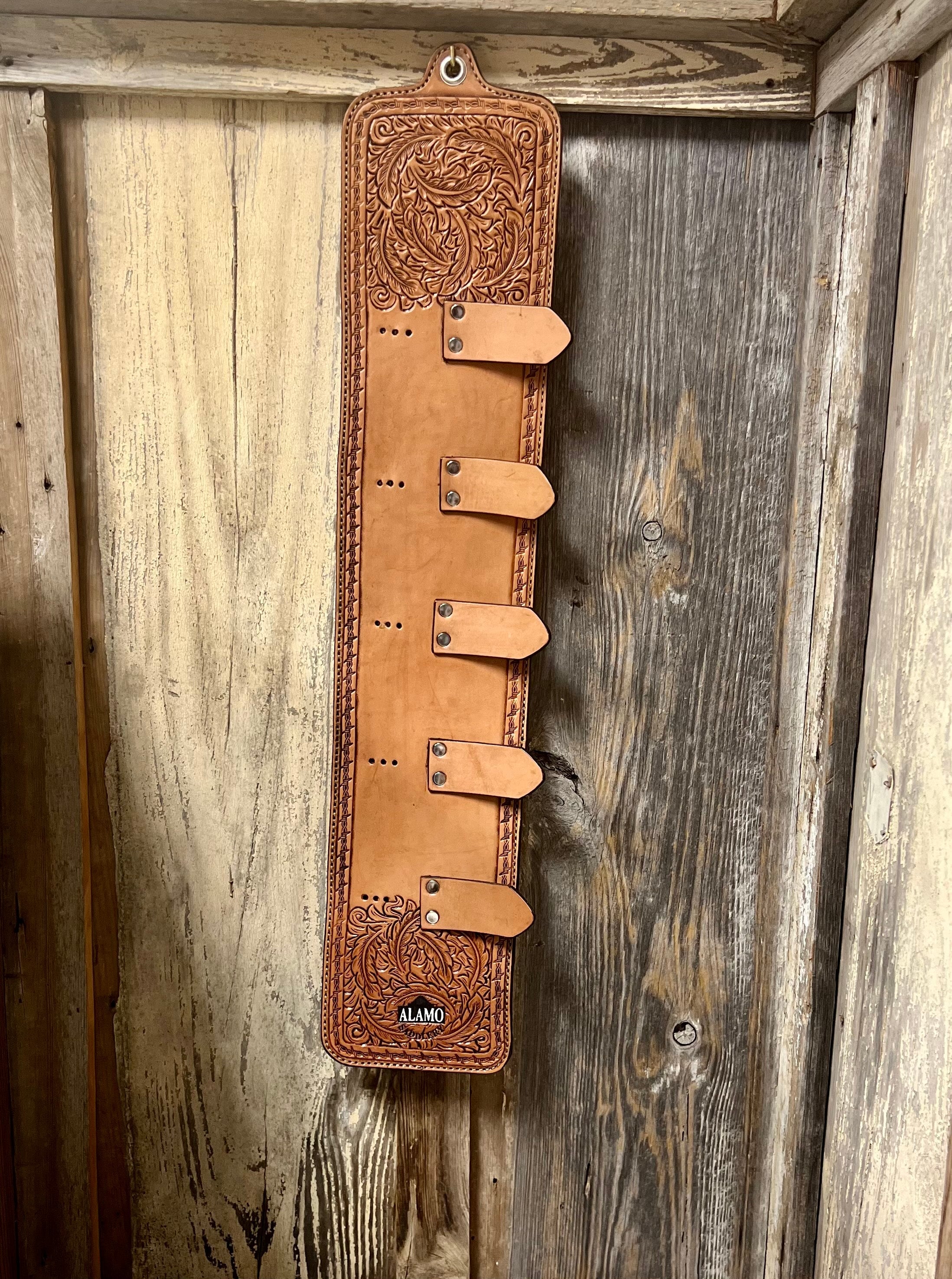 Buckle Holder with Cowboy Feather tool