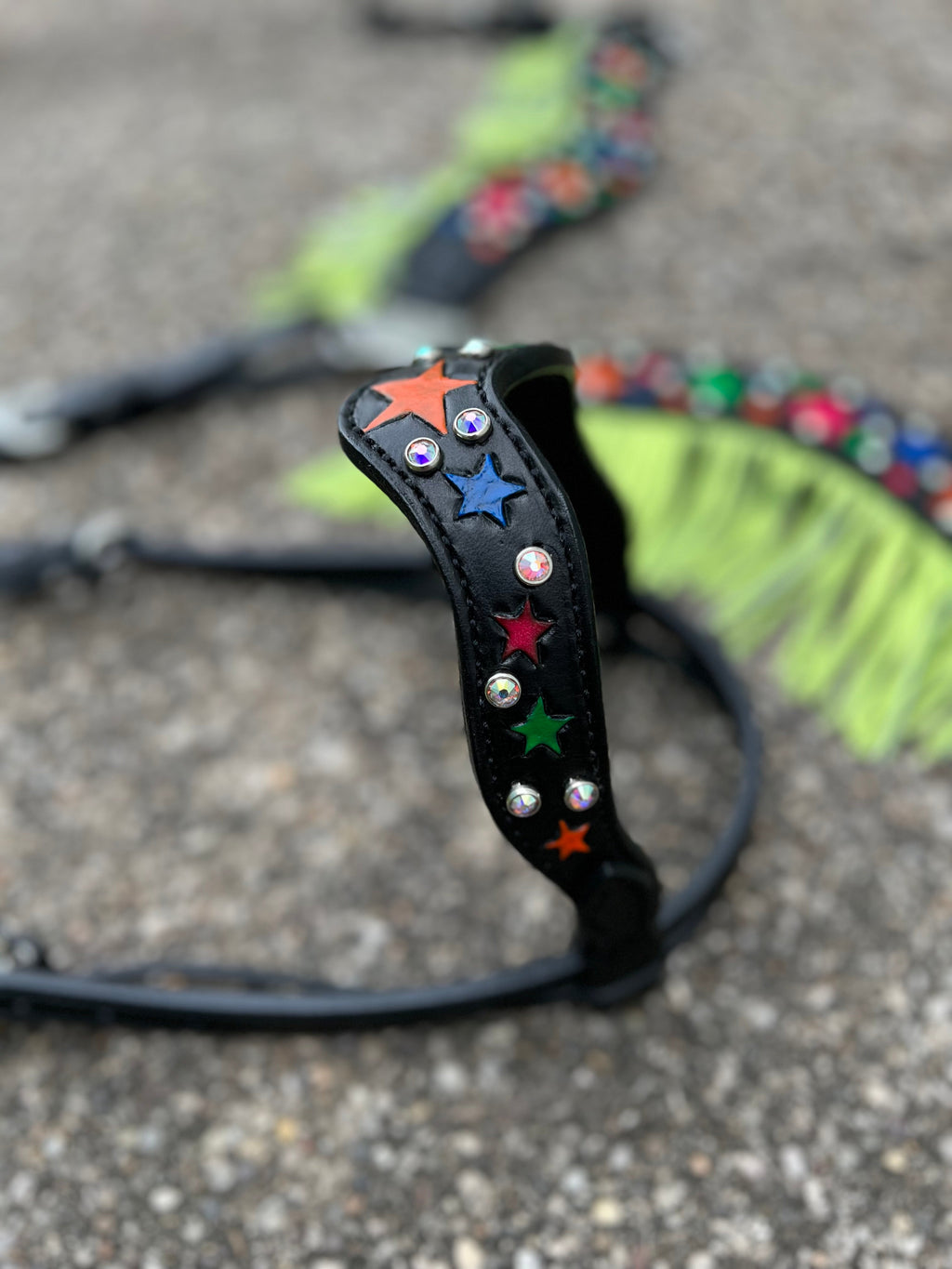 Cosmic Star (Black) Breast Collar