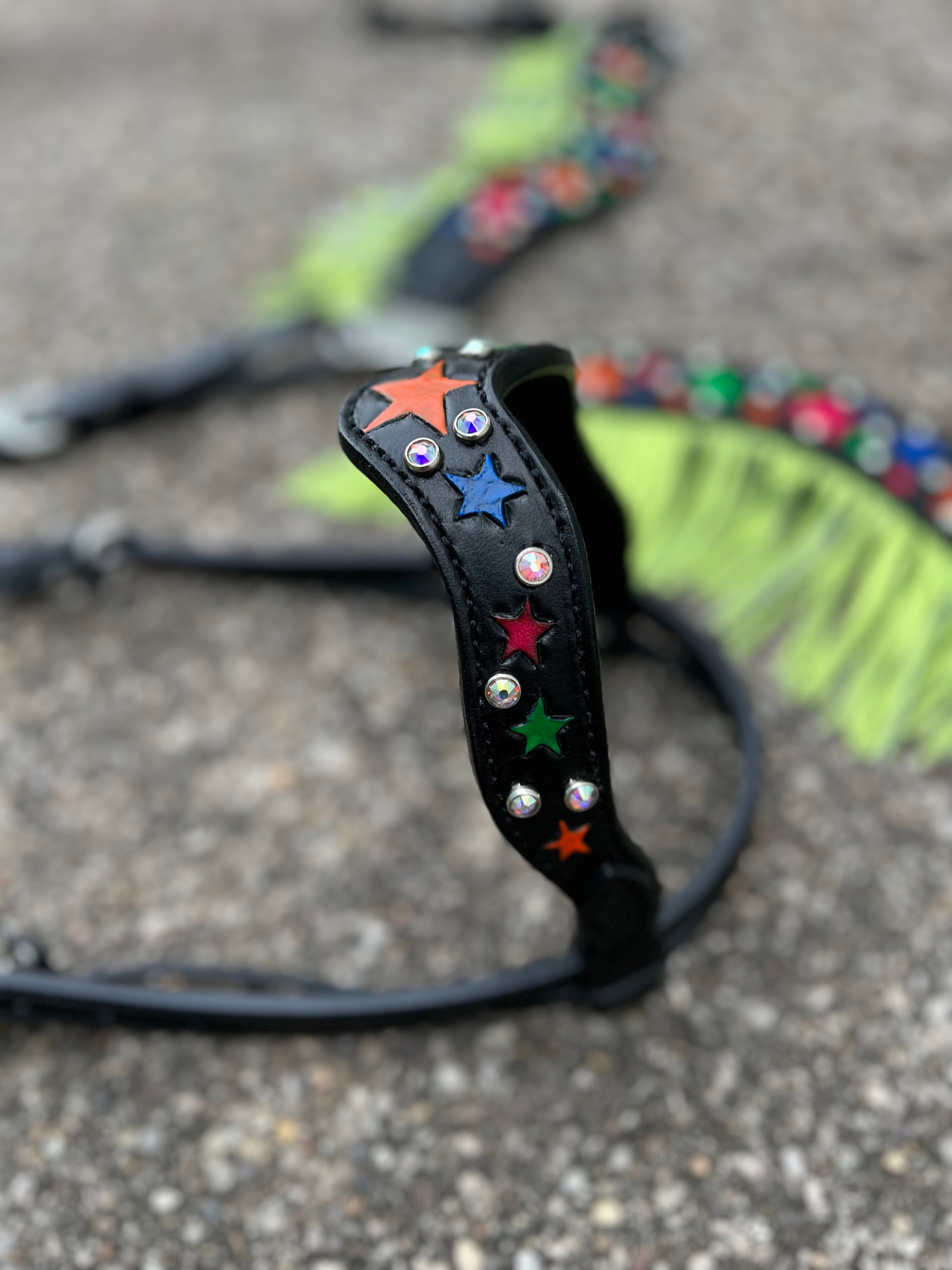 Cosmic Star (Black) Breast Collar