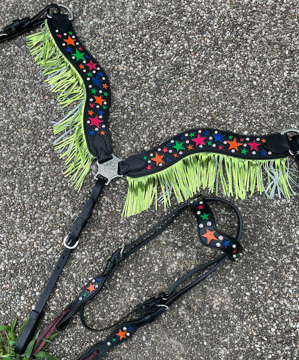Cosmic Star (Black) Breast Collar