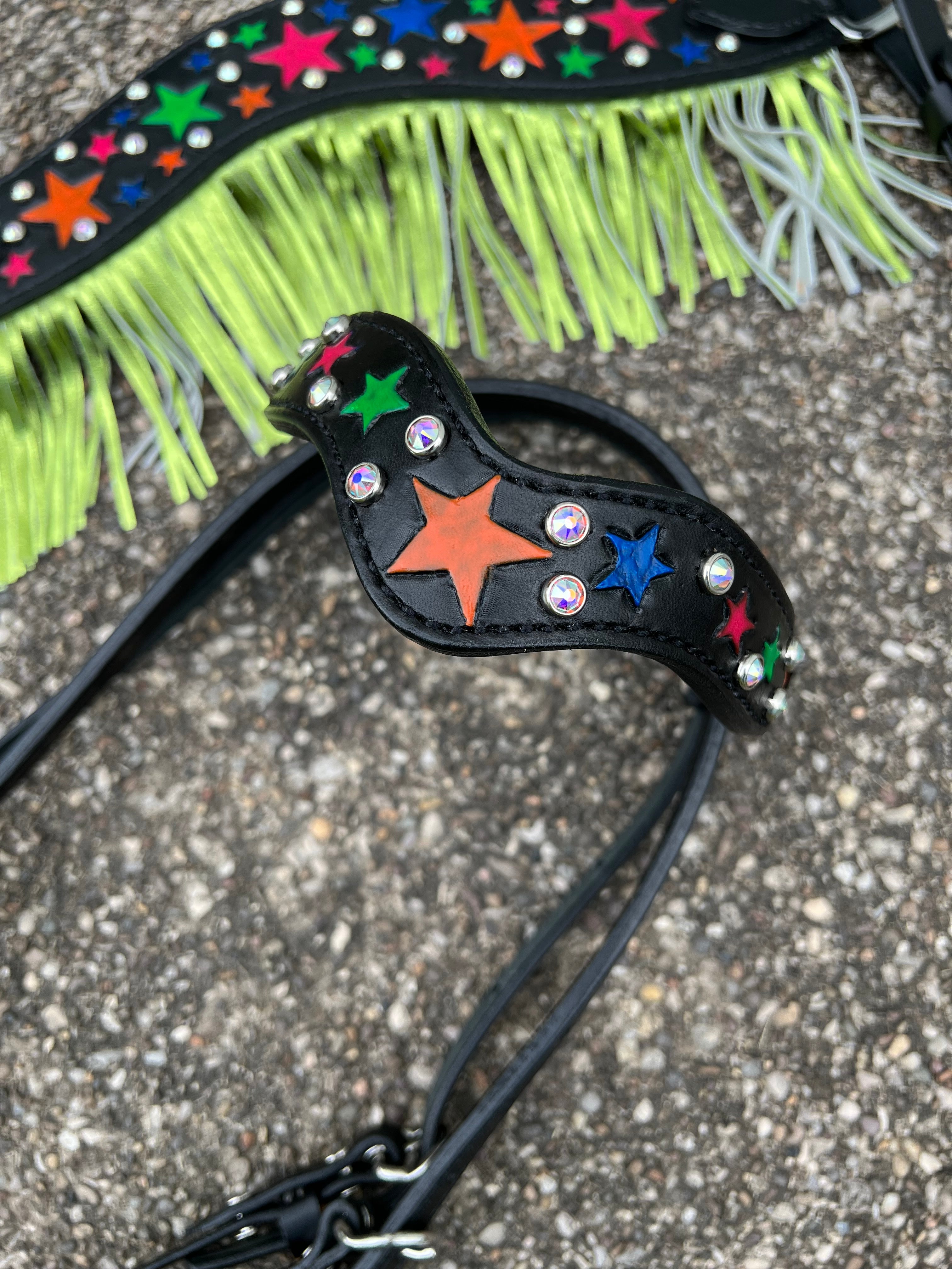 Cosmic Star (Black) Breast Collar
