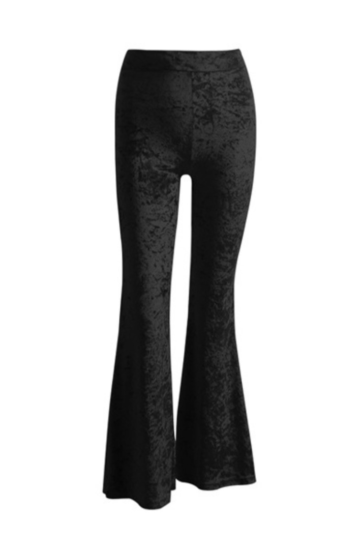 Velvet Flare Pants
