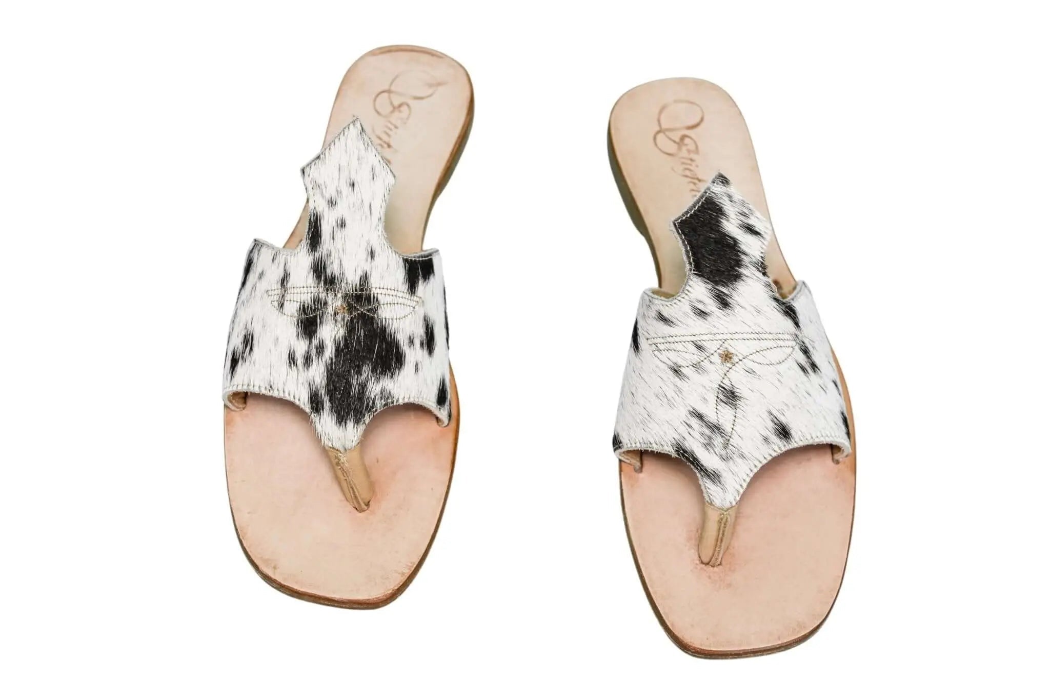 Luciana Cowhide Flip Flop Sandals – Size 10