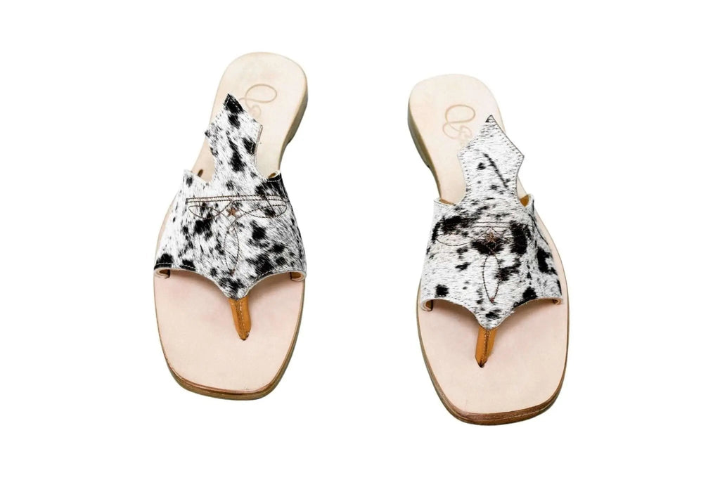 Luciana Cowhide Flip Flop Sandals – Size 11