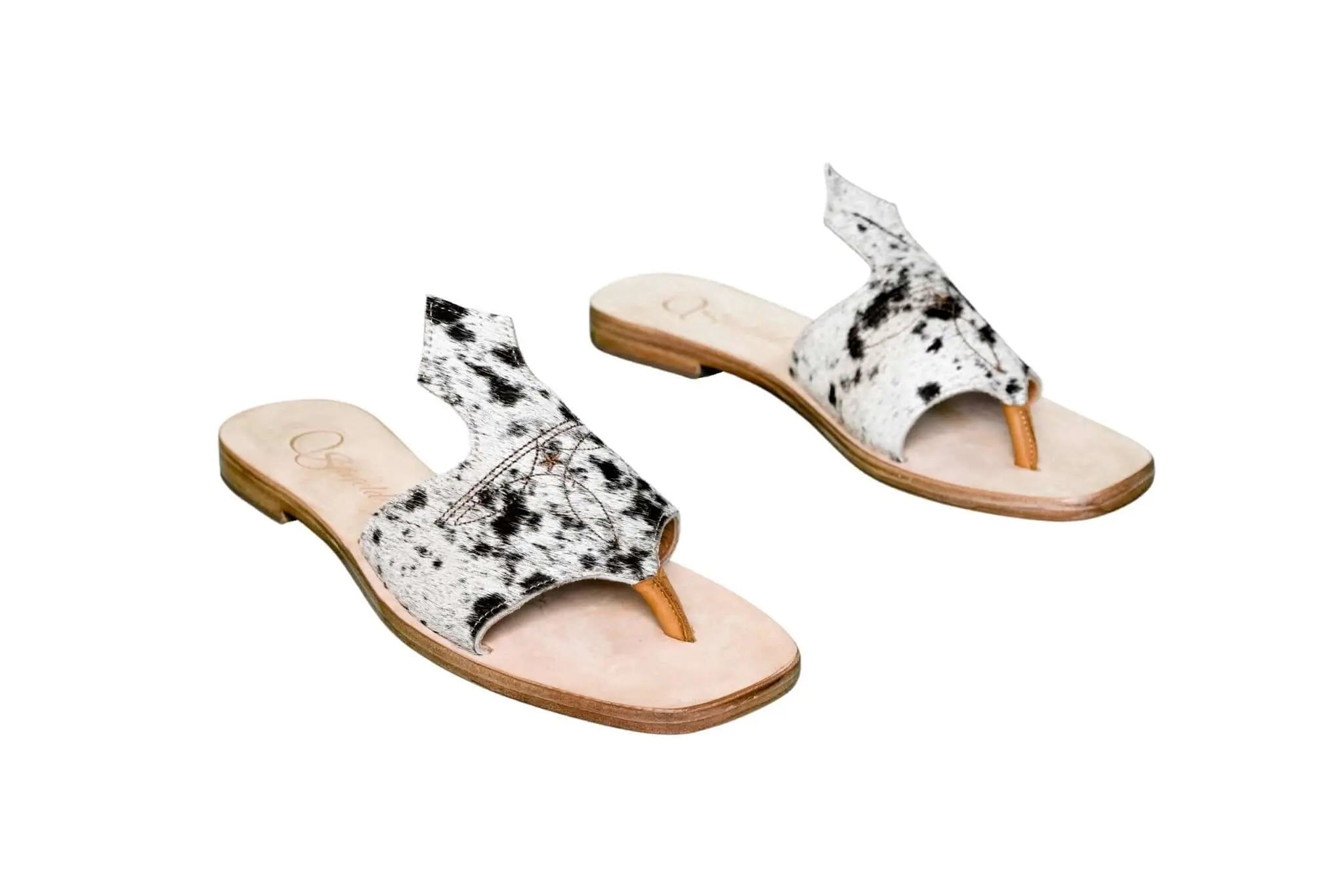 Luciana Cowhide Flip Flop Sandals – Size 11