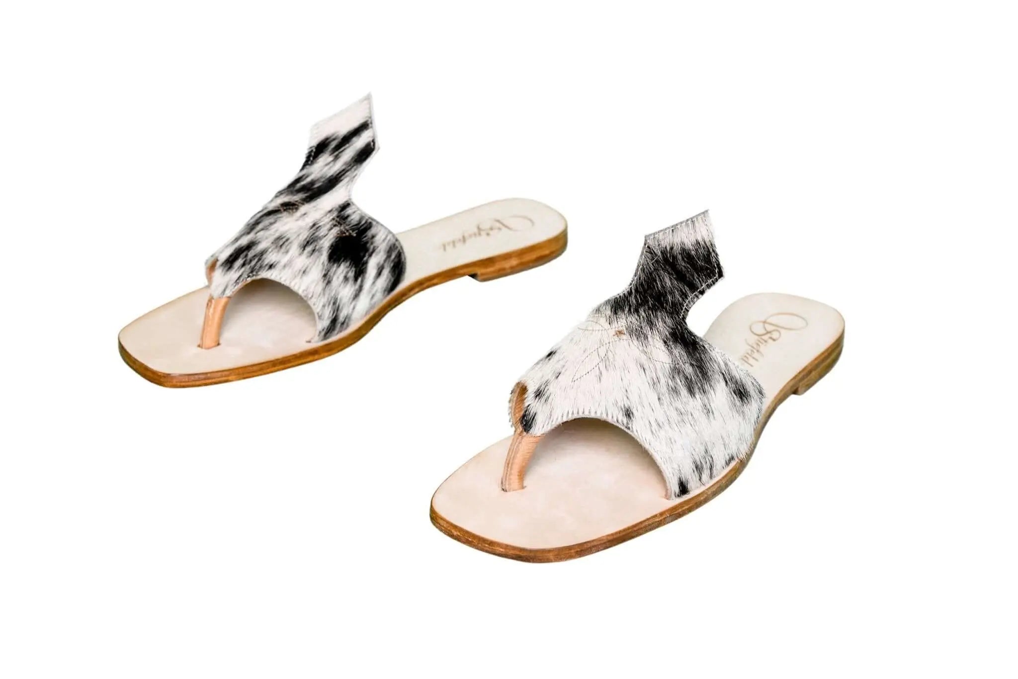 Luciana Cowhide Flip Flop Sandals – Size 11