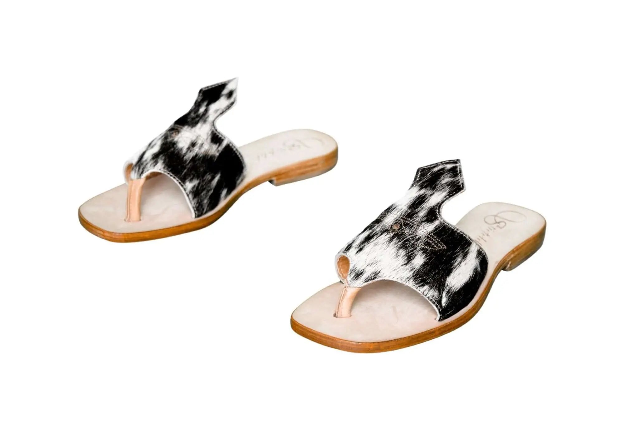 Luciana Cowhide Flip Flop Sandals – Size 6