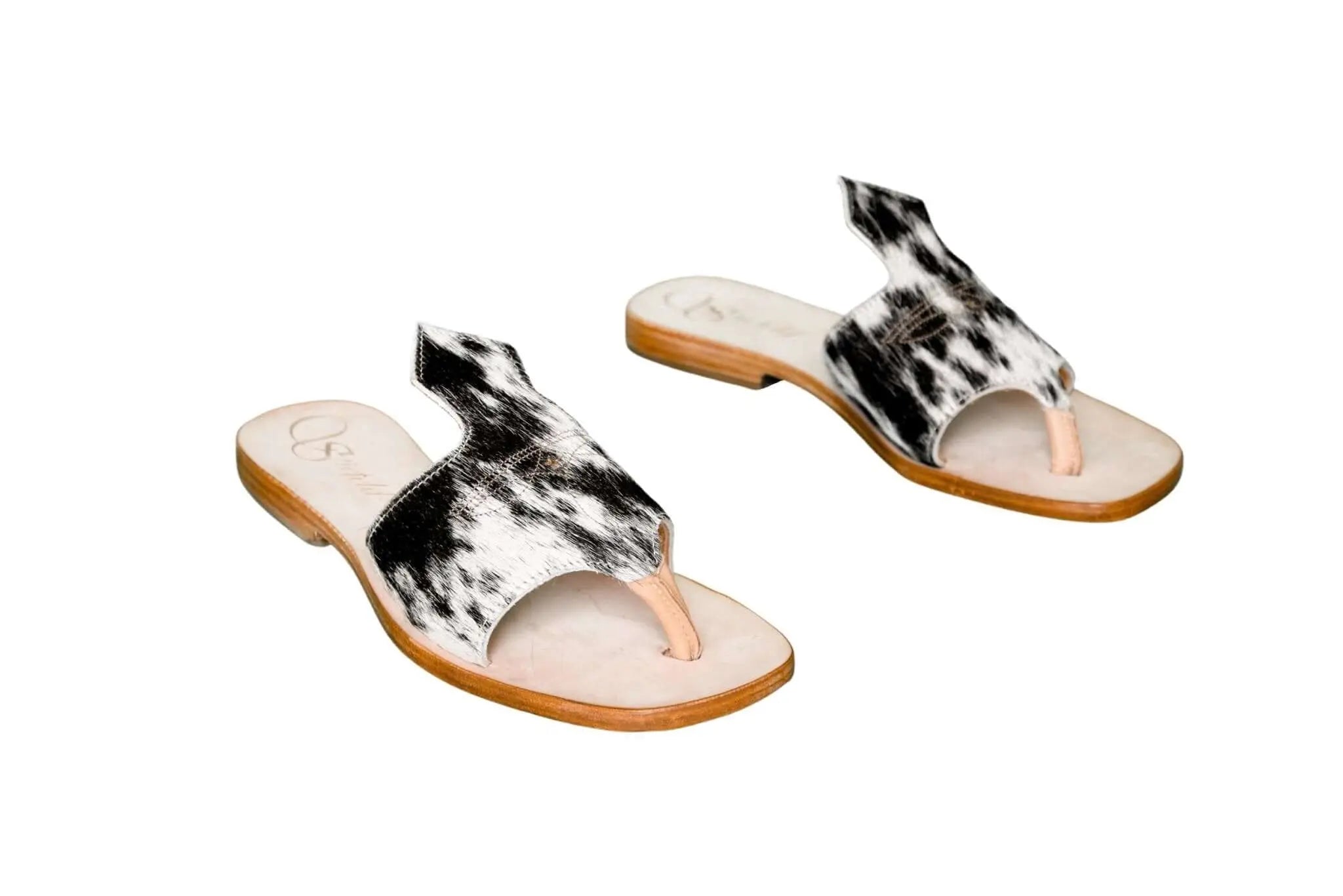 Luciana Cowhide Flip Flop Sandals – Size 6