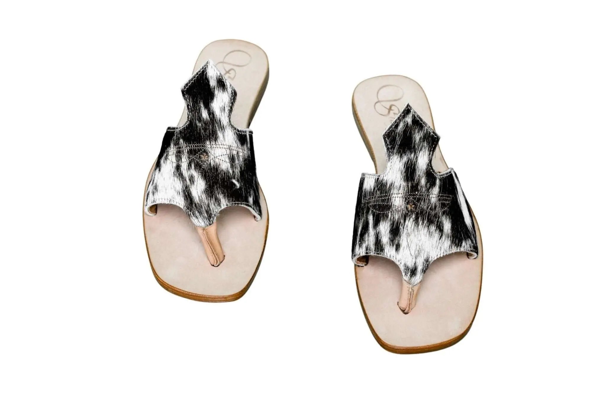 Luciana Cowhide Flip Flop Sandals – Size 6
