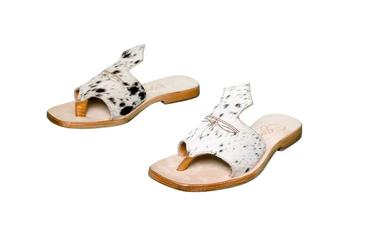 Luciana Cowhide Flip Flop Sandals – Size 7