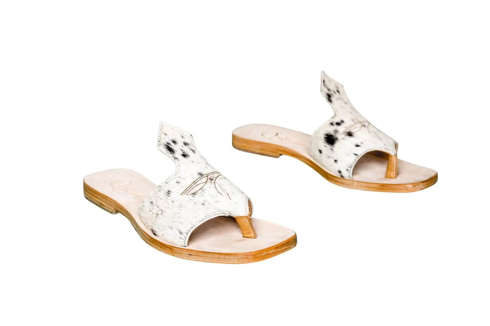 Luciana Cowhide Flip Flop Sandals – Size 8