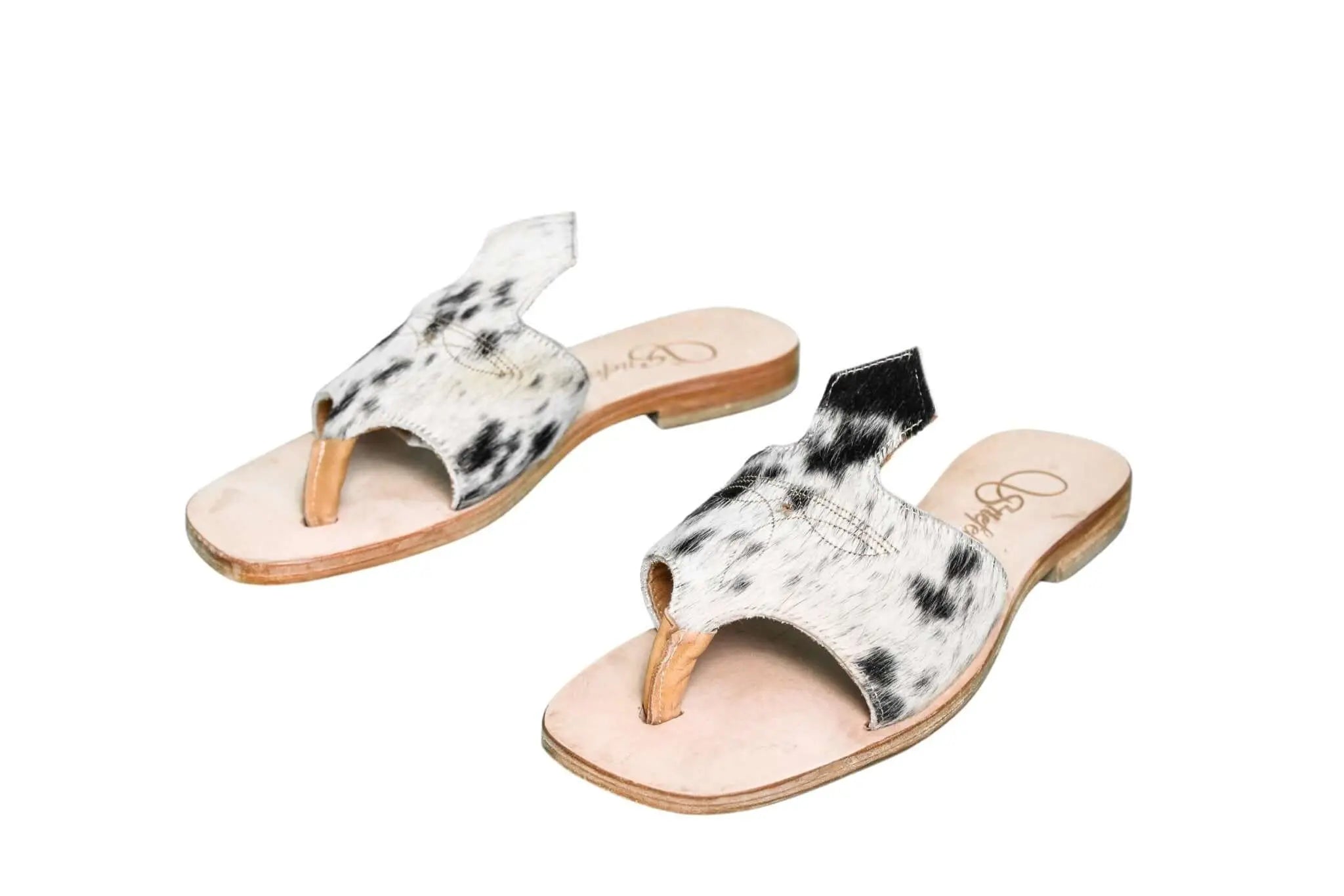 Luciana Cowhide Flip Flop Sandals – Size 8