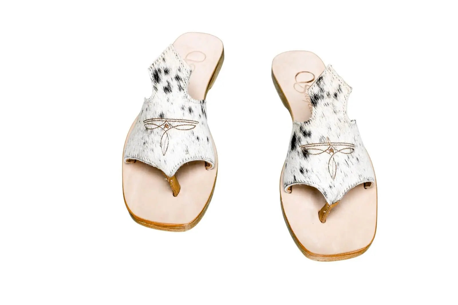 Luciana Cowhide Flip Flop Sandals – Size 8