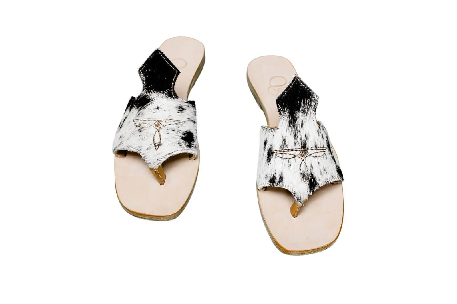 Luciana Cowhide Flip Flop Sandals – Size 9