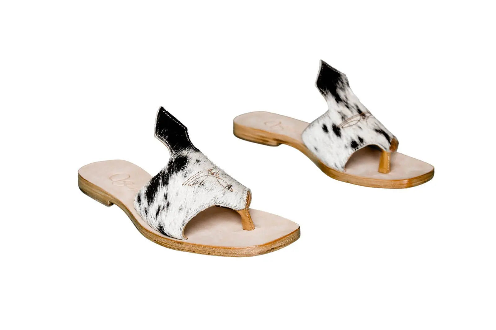 Luciana Cowhide Flip Flop Sandals – Size 9