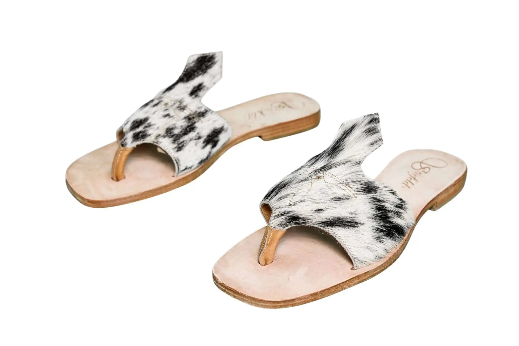 Luciana Cowhide Flip Flop Sandals – Size 9