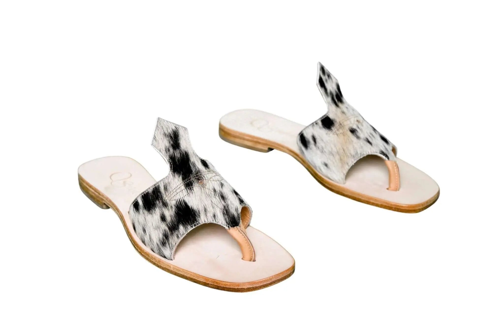 Luciana Cowhide Flip Flop Sandals – Size 9