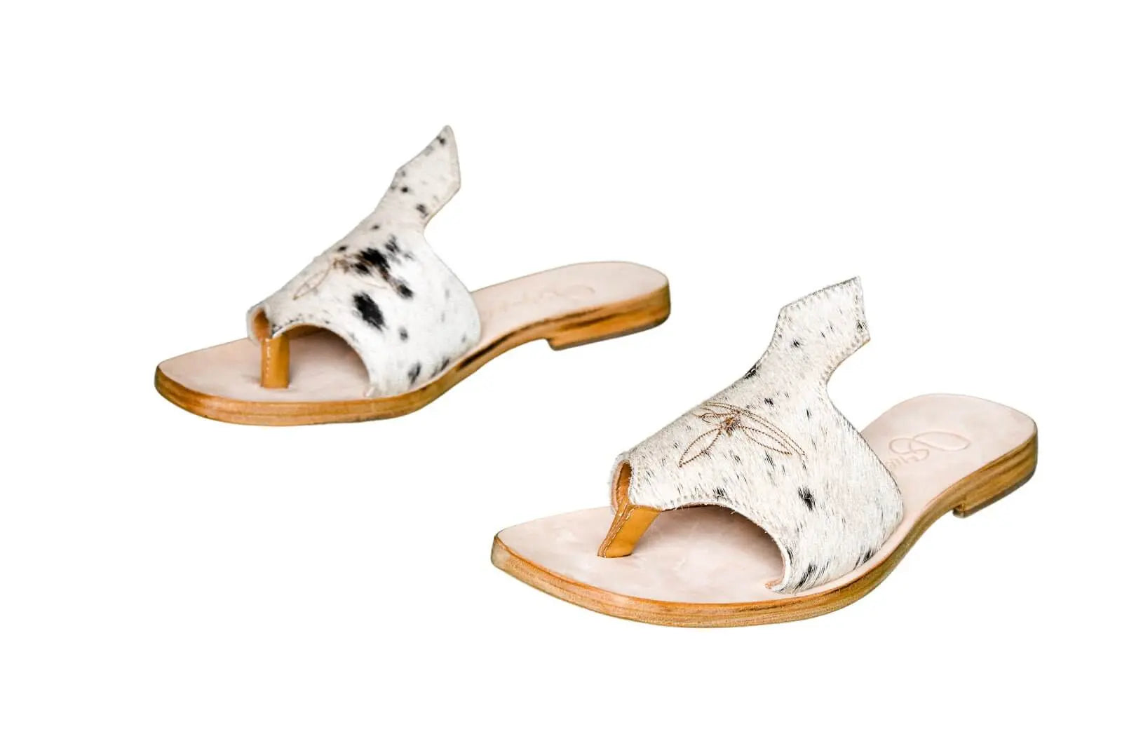 Luciana Cowhide Flip Flop Sandals – Size 9