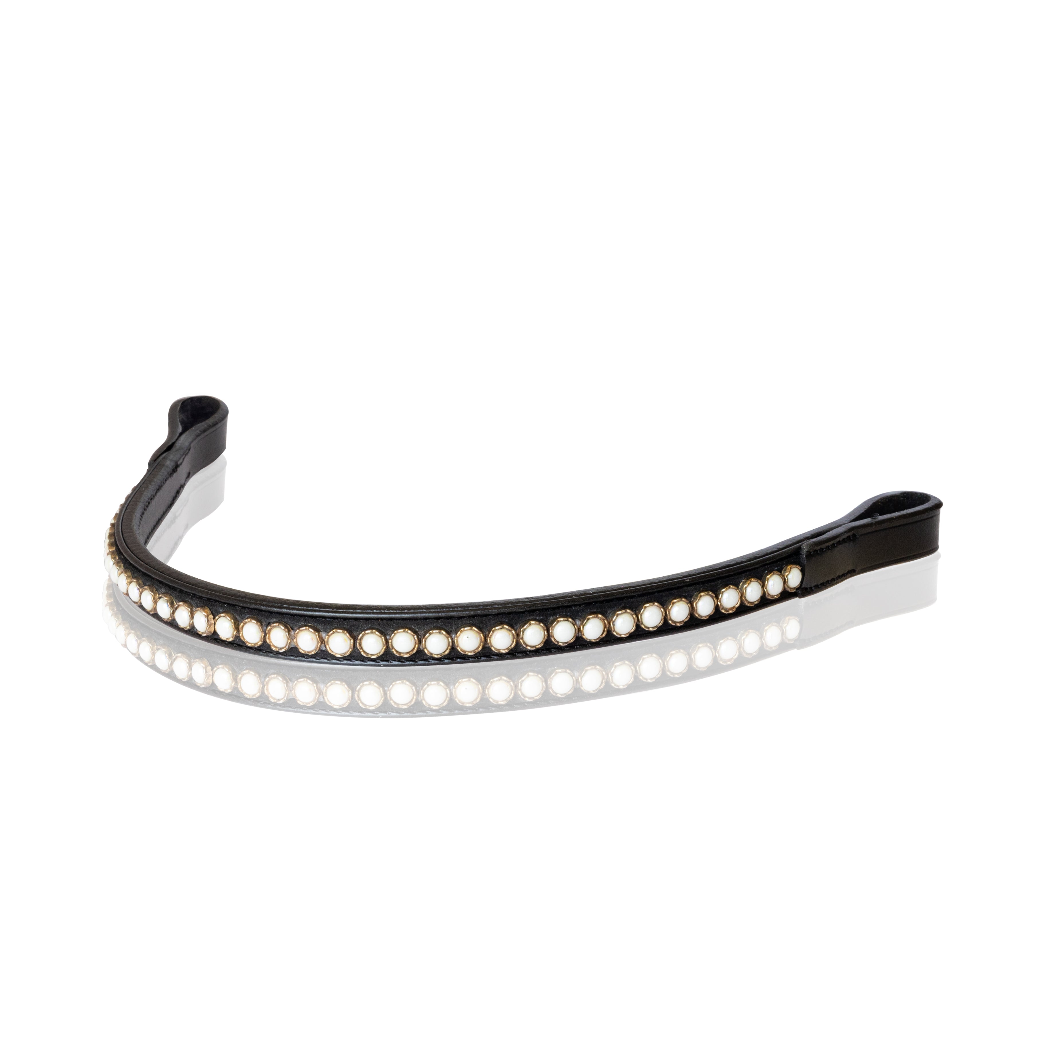 Gold Pearl Browband