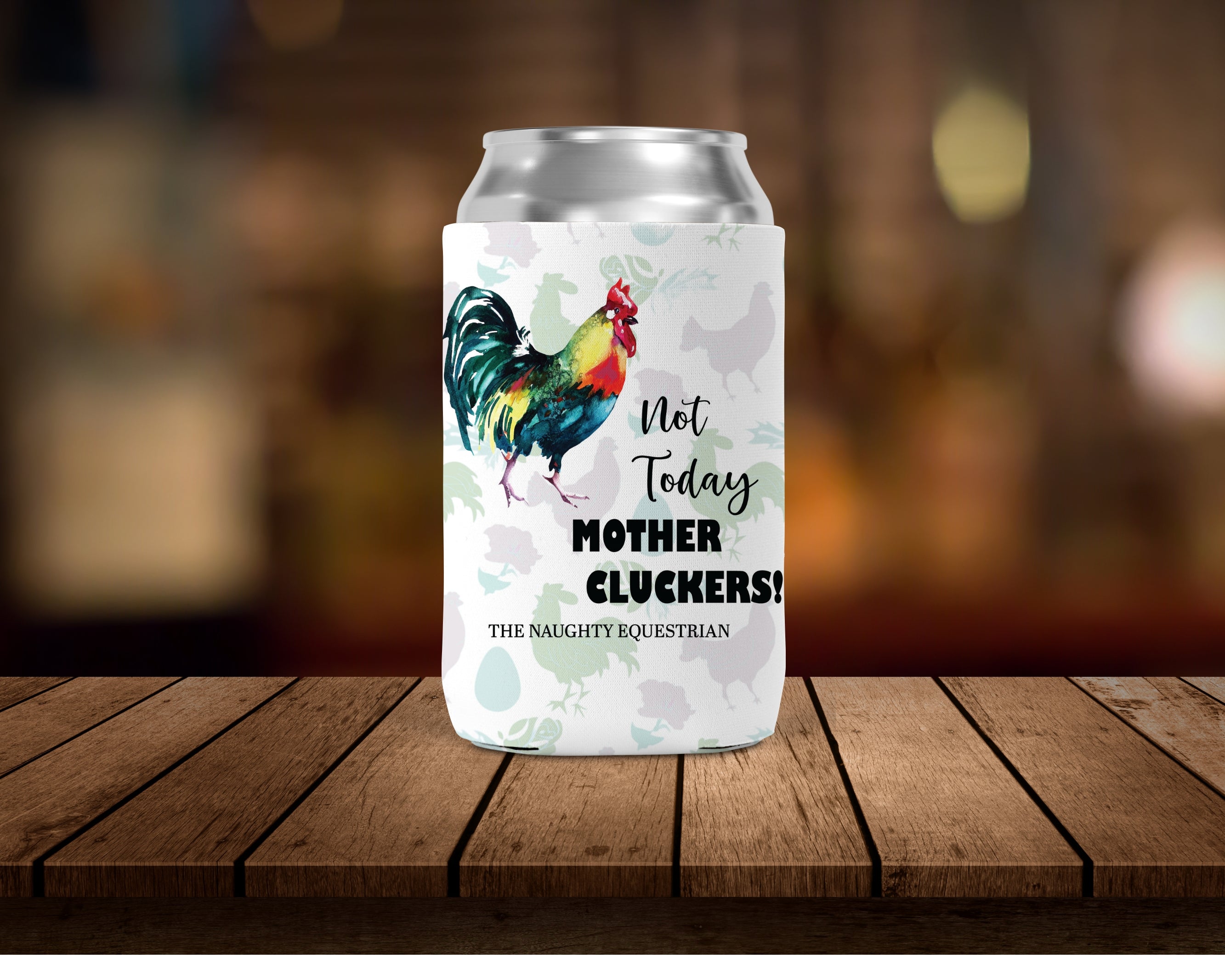 Rooster Clucker Can Cooler 12 oz Regular, Western Gifts