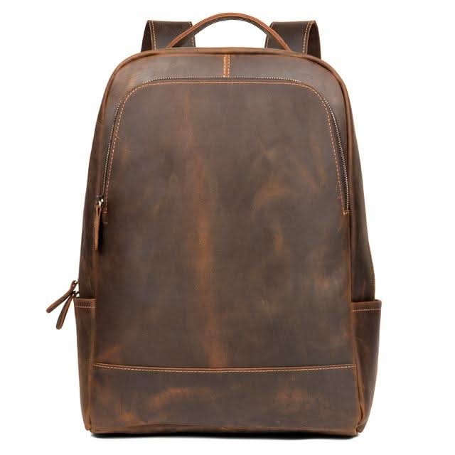 The Vernon Backpack | Genuine Vintage Leather Minimalist Backpack