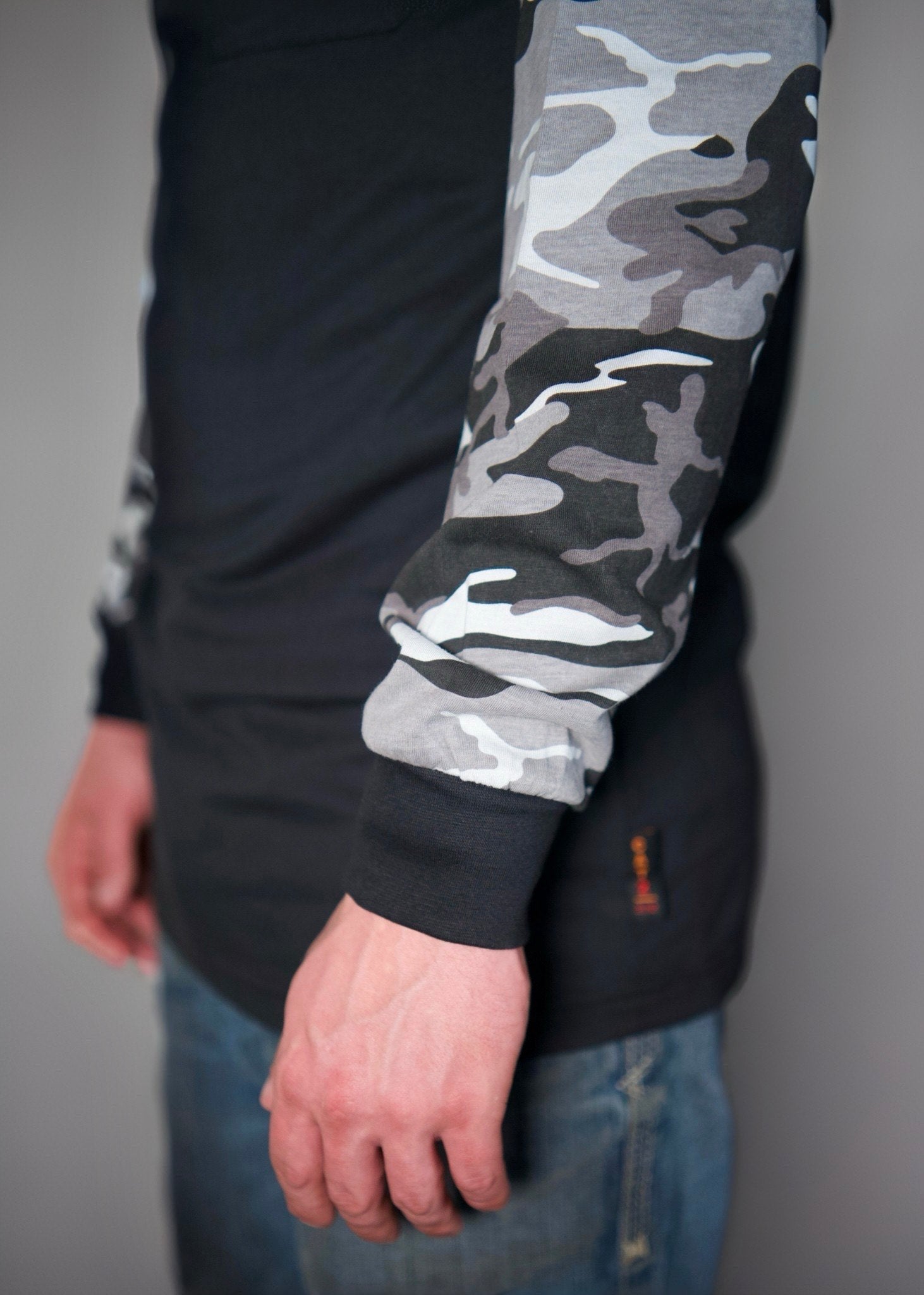 FR Camo Men's Shirt - Black/Gray