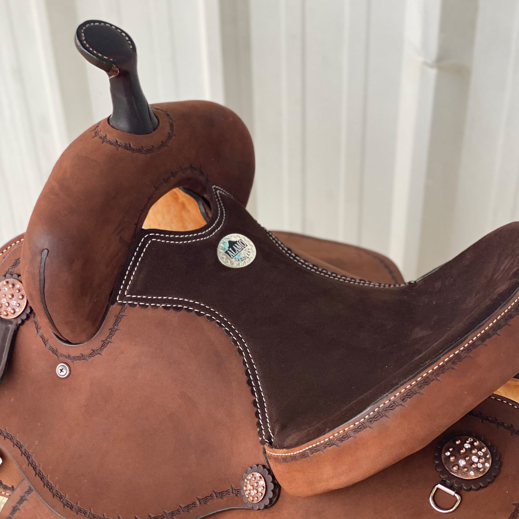 14" Alamo Air Barrel Saddle