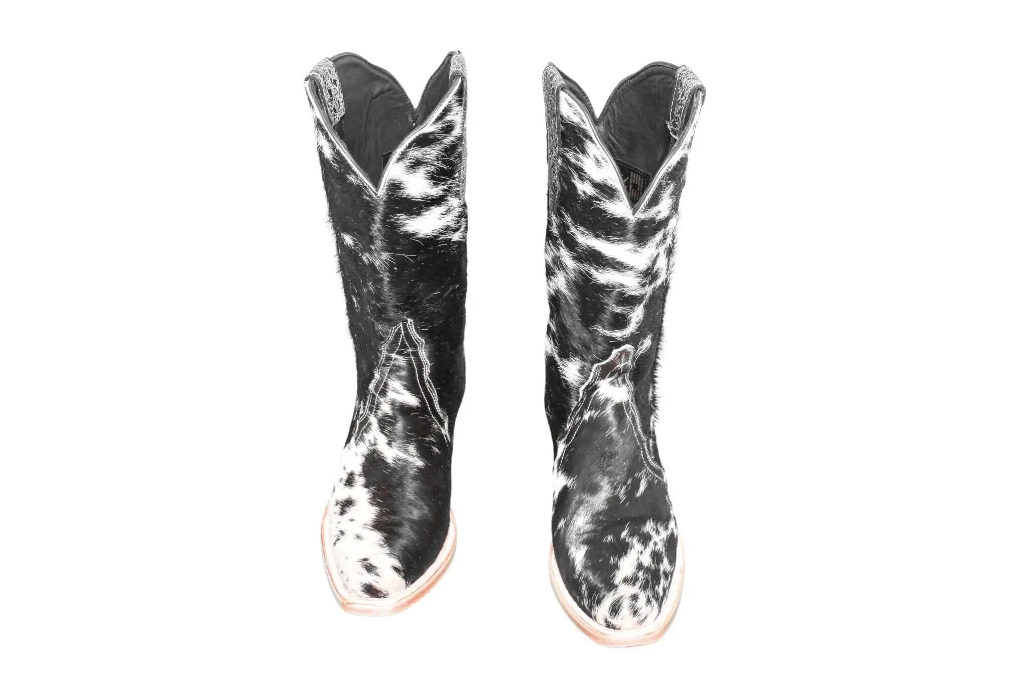 The Carmen Cowhide Boots – Size 6.5