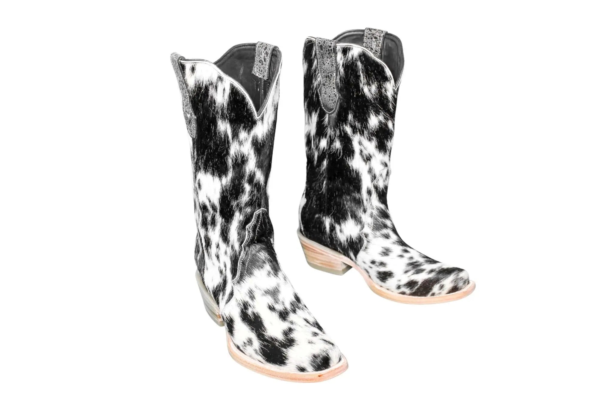 The Carmen Cowhide Boots – Size 8