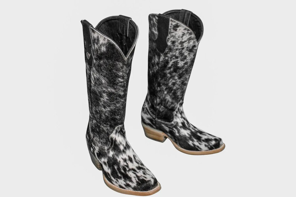 The Dakota Tall Cowhide Boots - Size 6 US