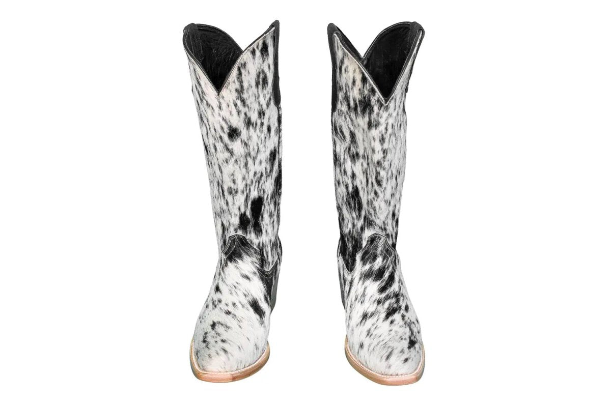 The Dakota Tall Cowhide Boots - Size 7.5 US