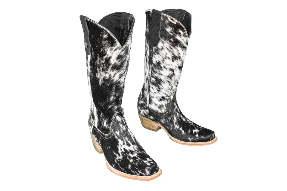 The Dakota Tall Cowhide Boots - Size 9.5 US