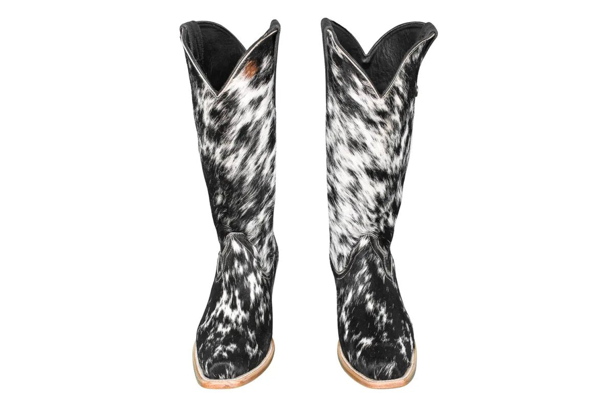 The Dakota Tall Cowhide Boots - Size 9.5 US