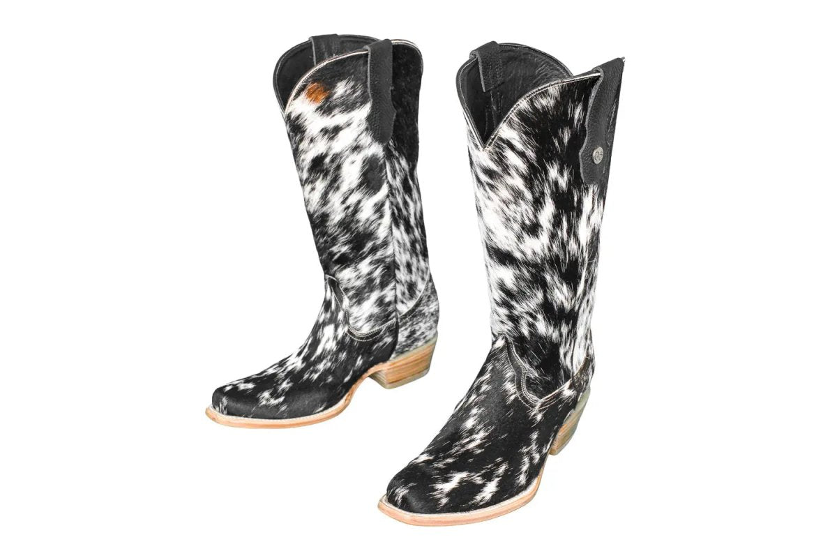 The Dakota Tall Cowhide Boots - Size 9.5 US