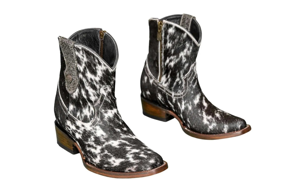 The Loretta Cowhide Boots - Size 5.5 US
