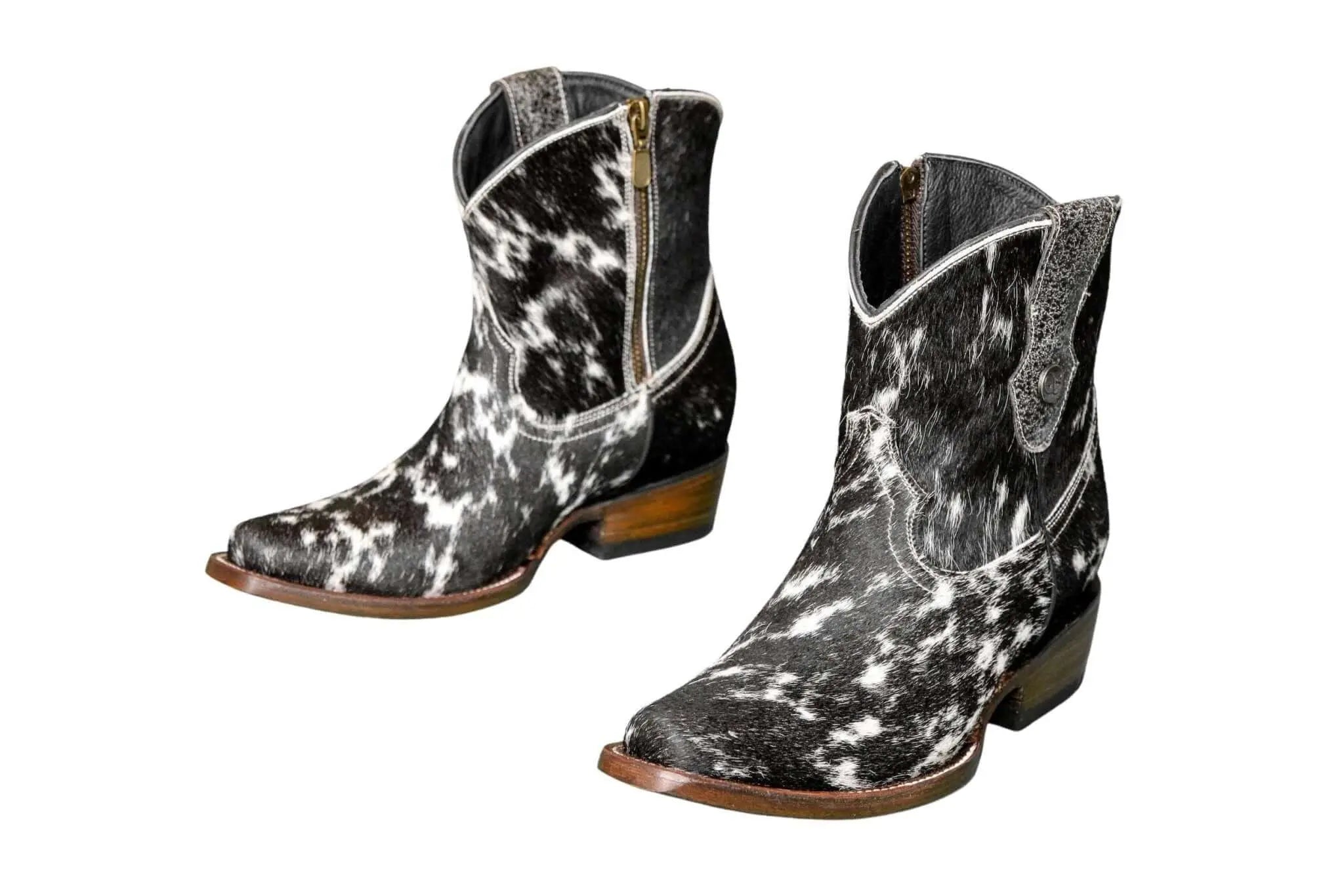 The Loretta Cowhide Boots - Size 5.5 US